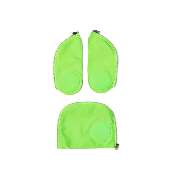 Ergobag Schulzubehör Fluo Seitentaschen Zip-Set