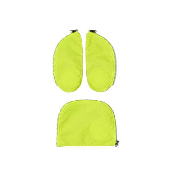 Ergobag Schulzubehör Fluo Seitentaschen Zip-Set